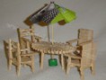 Conjunto de Mesa e Cadeiras de Jardim